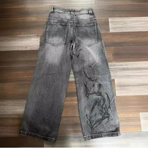 Neewet America Vente directe usine Jeans vintage délavés coupe ample hip-hop pour hommes, pantalon tendance cool et original, en stock, idéal pour un cadeau - Product Image 4
