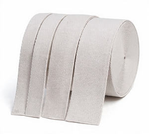 Sangle en toile écologique 100 % naturelle et biologique de 4 pouces pour sacs, ceintures, bagages et applications artisanales - Product Image 1