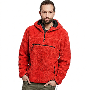 Sudadera con Capucha y Cierre de Cremallera para Hombre, 100% Algodón, Antipilling, Color Sólido, Informal, para Invierno, Corte Regular, Tejido de Punto - Product Image 6
