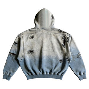Sudadera con Capucha Unisex SAMUEL INDUSTRIES para Otoño/Invierno, 100% Algodón Ecológico, Corte Regular, Gruesa, 350g, Color Sólido, Estilo Vintage - Product Image 4