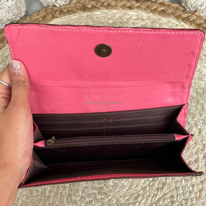 New Luxury Designer 2026 Hand <b>Tooled</b> <b>Leather</b> Wristlet Wallet Purse Hair On Cowhide <b>Leather</b> Card Holder Clutch for Women's - Product Image 6