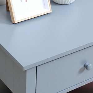 Comodino grigio elegante moderno con ripiano a cassetto per camera da letto o soggiorno comodino prodotto - Product Image 6