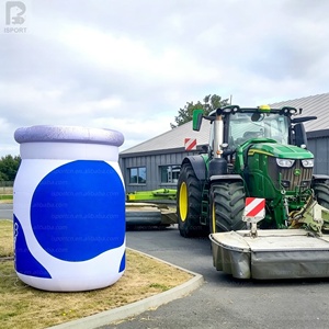 Contenedor Inflable Gigante de Yogur de 2.5m con Logotipo Personalizado, Escultura de Tarro de Leche con Luz LED para Exposiciones de Alimentos/Publicidad de Marca - Product Image 2