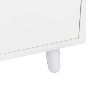 63\" W Large Freestanding <b>Kitchen</b> Hutch Cabinet 4 Doors 4 Drawers Microwave <b>Storage</b> <b>Kitchen</b> <b>Cupboard</b> 43 Door Pantry Cabinets - Product Image 6