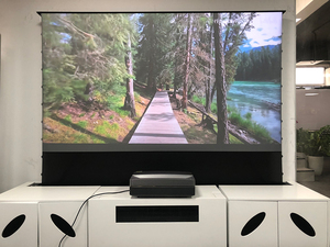 120'' 16:9 Ambient Light Rejecting CBSP ALR <strong>Fabric</strong> for <strong>Projection</strong> <strong>Screens</strong> Floor Rising Projector <strong>Screen</strong> for Laser Projector - Product Image 2