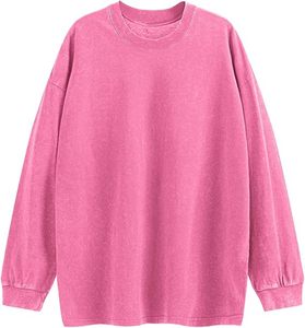 Sweat-shirts personnalisés de haute qualité pour hommes, effet délavé, toutes les couleurs, pulls oversize, sweat-shirts unisexes - Product Image 1