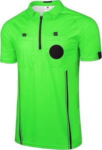 Camisetas de Árbitro Personalizadas Premium, Transpirables, 100% Poliéster, OEM y ODM, Jersey de Fútbol - Product Image 3