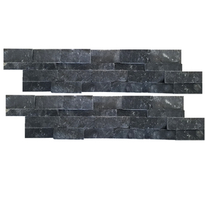 Modern Ledger <b>Marble</b> Stone Tile 4 Rows Split Face Waterproof Exterior Wall Cladding Durable Multi-Color Gray White Beige Black - Product Image 4