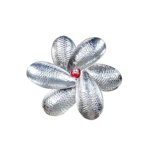 Restaurant Table Luxury Metal Eco-Friendly Oval Decorative Bowl Stylish Dining Accent Piece Premium - Product Image 2