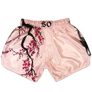 Muay Thai <b>Shorts</b> Classic MMA <b>Shorts</b> Side Slits Design Suitable for MMA Boxing <b>Kickboxing</b> Gym Workout - Product Image 3