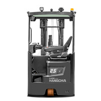 Chariot élévateur électrique à batterie au lithium 1.4T 1.6T 1.8T 2T 2.5T, portée 6m 8m 10m, pour entrepôt à allées étroites