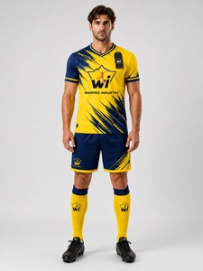 Soccer Uniform Custom <b>Athletic</b> Soccer Kit Lightweight Performance Jersey And Shorts Designed For Speed Comfort Mobility And Long - Product Image 1