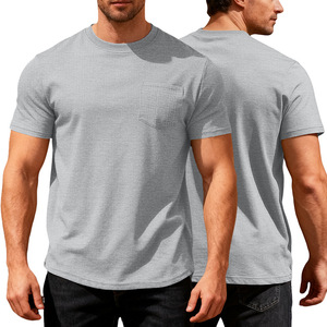Camiseta de Verano para Hombre, Cuello Redondo, Tejido Waffle 100% Poliéster, Holgada, Informal, Transpirable, Lisa, 200g, Anti-Pilling, Anti-Encogimiento, OEM - Product Image 1