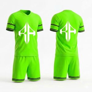 Uniforme de Fútbol Personalizado de Manga Corta para Hombre, 2026, Calidad Premium, Transpirable, Secado Rápido, 100% Poliéster, Logotipo Personalizado, Verano, OEM - Product Image 1