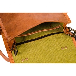 Sac d'affaires imperméable multifonction marron sac à dos pour homme en cuir véritable école à la mode pour le voyage - Product Image 6