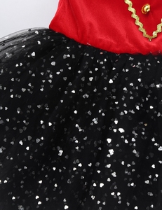Disfraz de Ringmaster de Circo para Niñas de 3 a 16 Años, Vestidos de Baile con Sombrero y Fascinador para Cosplay, Fiestas Temáticas, Clases de Baile y Actuaciones en Escenario - Product Image 4