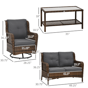 Set di Mobili da Giardino con Diverse Pezzi per Vivere All'Aperto - Product Image 3