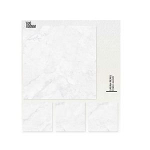 <b>Wood</b> Look High Glossy Double Loading Digital Printed Porcelain Vitrified Tiles 600X600 mm square Porcelain Tiles for Floor - Product Image 2