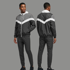 Conjuntos de Chaquetas Cortavientos de Alta Calidad Estilo Vintage para Trabajo, Personalizables en Color, Ligeras, con Capucha, Impresas, de Nailon Ajustable - Product Image 5