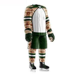 Maillot de hockey sur glace de qualité supérieure, personnalisé en usine, tenue d'équipe de hockey professionnelle, logo personnalisé - Product Image 4