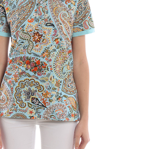 Polo pour femme, nouvelle mode, coupe ajustée, décontracté, manches courtes, streetwear, motif imprimé par sublimation - Product Image 5