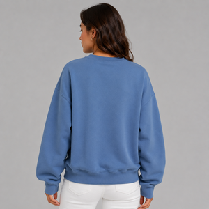 Sudadera para mujer, cálida, de forro polar, cómoda, suave, transpirable, informal, de corte relajado, elegante, perfecta para el día a día. - Product Image 3
