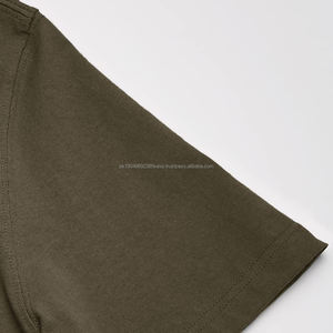 Camiseta Oversize para Hombre del Mejor Fabricante, Estilo Urbano Personalizado, Tela Cómoda, Color Sólido, Precio al por Mayor para Fitness - Product Image 4