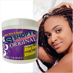 Après-shampoing hydratant et revitalisant 340g sans rinçage, gel brillant à l'aloe vera et vitamine E pour tous types de cheveux, idéal pour les tresses - Product Image 1