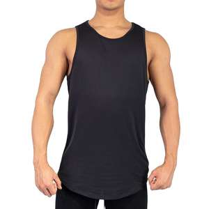 Camiseta sin mangas de punto para hombre, nueva colección de verano, informal, para fitness, entrenamiento, gimnasio, culturismo - Product Image 1