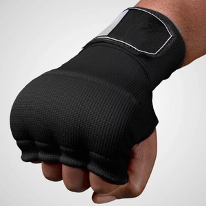 Guantes Deportivos sin Dedos con Acolchado de Gel de Cuero para Ciclismo y Boxeo, con Absorción de Humedad, Correa Ajustable para la Muñeca y Envolturas de Algodón para las Manos - Product Image 4