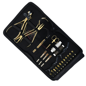 Customizable Gold Hair Extension <b>tools</b> Accessories Set 7 Inch Hair Extension Pliers Flat Crimper Tape In Plier Bead Remover <b>Tool</b> - Product Image 1