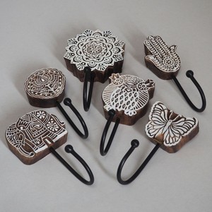 Mango Wood <b>Wall</b> <b>Hooks</b> Animal Motif Wholesale | Handcrafted Moradabad Dcor - Product Image 2