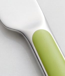 Ensemble de couverts modernes avec manches vert pomme en acier inoxydable, compatibles lave-vaisselle, pour la mise en place de la table - Product Image 2