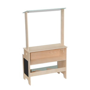 Juego de Mercado de Madera Premium para Niños con Toldo, Cajas y Estantes, Juguete Educativo de Supermercado - Product Image 2