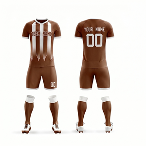 Nouvel Arrivage – Ensemble d'uniformes de football respirants et à séchage rapide, unisexe, pour équipes, avec logo personnalisé, uniforme de football OEM - Product Image 1