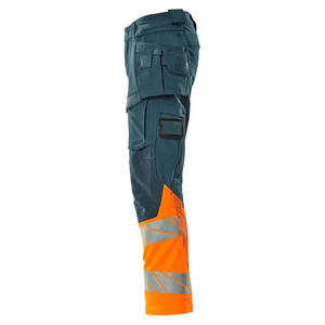 Factory Direct Reflective Safety <b>Work</b> Pants for Men OEM High Visibility <b>Cargo</b> Trousers With Knee Pads And Multiple Safety Pants - Product Image 5