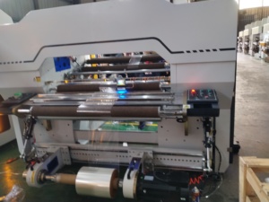 เครื่องตัดและกรอม้วนฟิล์มพลาสติกแบบยืดหยุ่น เช่น PET, PE, <span class=keywords><strong>CPP</strong></span>, ฟิล์มพลาสติก, ฟิล์มพิมพ์ - Product Image 2