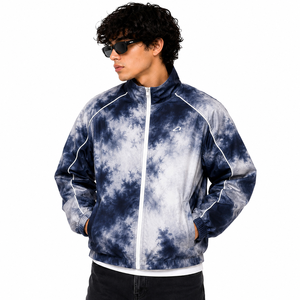 Chaquetas para Hombre, Chaqueta Deportiva con Estampado Tie Dye, Ligera, de Poliéster, Ropa Urbana, Fabricante OEM ODM - Product Image 1