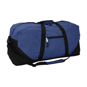Sac de sport Huzu Enterprises HE-SB-1104 bleu 600D 50-70L avec bandoulière et poche avant pour la gym, le fitness et les voyages - Product Image 1