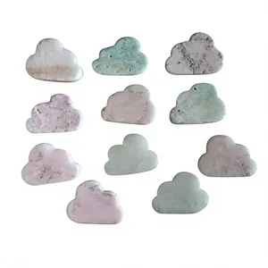 Aragonite rose sculptée en forme de nuage, pierre précieuse, cristal, décoration d'intérieur, grossiste en cristaux sculptés en forme de nuage - Product Image 3