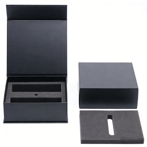 Wholesale High End Custom Logo Magnetic Luxurious Gift Cardboard Corrugated Board Jewelry <b>Box</b> for Necklace Gold Ring Chain - Product Image 4