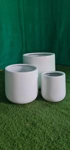 KNT Creations PL B-217 Size <b>Planter</b> Set Floor Indoor Use Direct Plantation Artificial Plants Lightweight Durable Hand Carved - Product Image 6