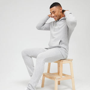 Sweat-shirt à capuche respirant personnalisé pour homme, tenue d'entraînement, motif uni, survêtement brodé, impression de nouveau logo disponible - Product Image 4