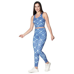 Conjunto Deportivo para Mujer, Sublimado, de Poliéster, Cintura Alta, para Gimnasio y Fitness, con Servicio OEM - Product Image 6