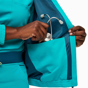 Chaqueta Médica para Mujer, Uniforme de Enfermería, Profesional, Manga Larga, Cómoda, Ligera, Duradera, para Clínica y Laboratorio, Suministro OEM - Product Image 6