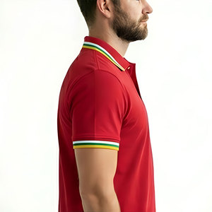 Camiseta Polo para Hombre, Servicio OEM, Tejido de Fácil Cuidado, Estilo de Vida Relajado, Ropa Urbana, Tendencia de Moda, Versátil, Vintage - Product Image 5
