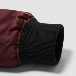 Chaqueta Bomber para Hombre de Alta Calidad al por Mayor con Cierre de Cremallera, Diseño Personalizado, Cuello Mandarín, Tela Vaquera, Impermeable y Resistente al Viento - Product Image 6