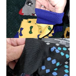 Set di 12 Paia di Calzini Casual da Uomo con Fantasie Colorate a Tema Gastronomico - Product Image 4