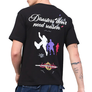 T-shirt graphique vintage personnalisé en coton épais, coupe oversize, impression sérigraphique, fabricant OEM ODM, vente en gros - Product Image 5