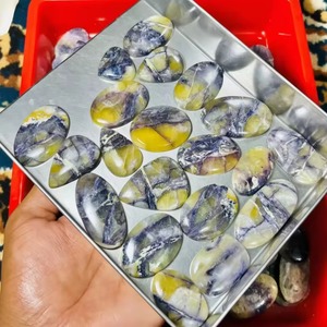 Piedra de Tiffany Cabujón, Formas Mixtas y Todos los Tamaños, Gema Suelta Curativa Hecha a Mano, Suave, Increíble, Ideal para Joyería - Product Image 4
